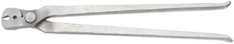 Equine Care 12″ Horse Nail Puller – Chrome Vanadium Farrier Tool for Crease Nail Removal | Precision Forged Steel Jaws |