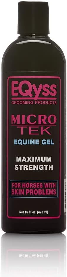 EQyss Micro-Tek Equine Itch Relief Gel - Soothes Irritated Skin, Stops Itching, Scratching, Rubbing - for all Horses, Po