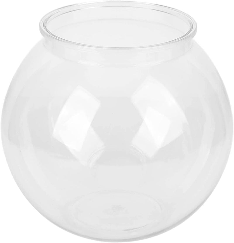 Plastic Fish Bowl, Unbreakable Small Round Fish, Heavy Duty Plastic Ivy Bowls Centerpiece for Candy, Carnival Games, Pri