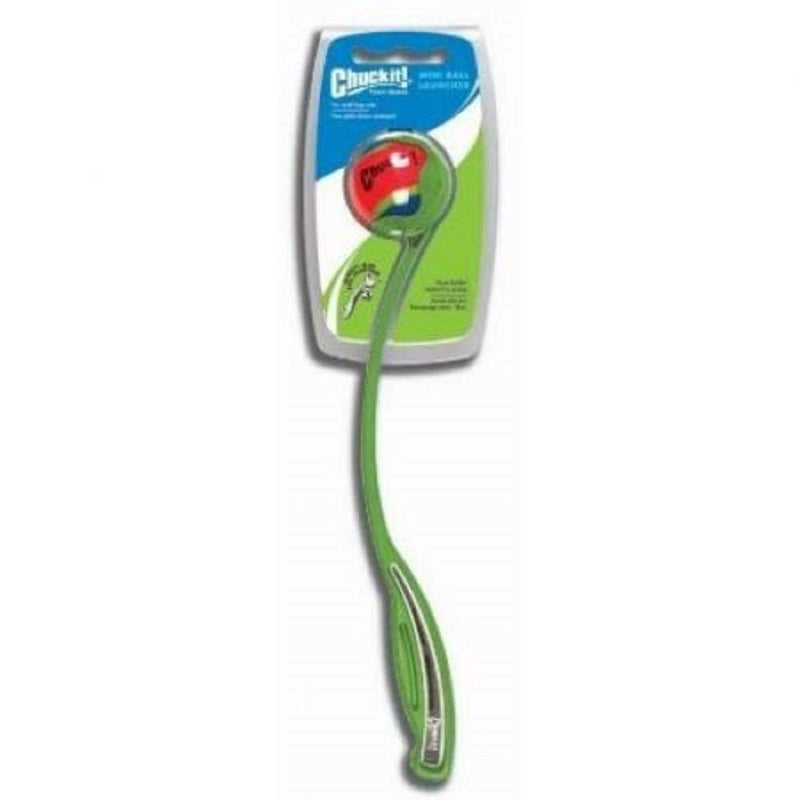 Chuckit! Sport 14S Dog Ball Launcher - Includes a 2-inch Diameter Small Ball for Dogs 0-20 Pounds - Manual Tennis Ball Thrower with a Slim Ergonomic Handle - 14-inch Length Chucker