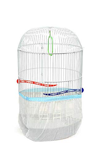 Fit Fly Cylinder Bird Cage Seed Catcher Mesh Max 53