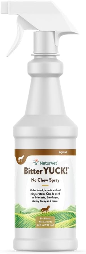 NaturVet Bitter Yuck! No Chew Trigger Spray for Horse