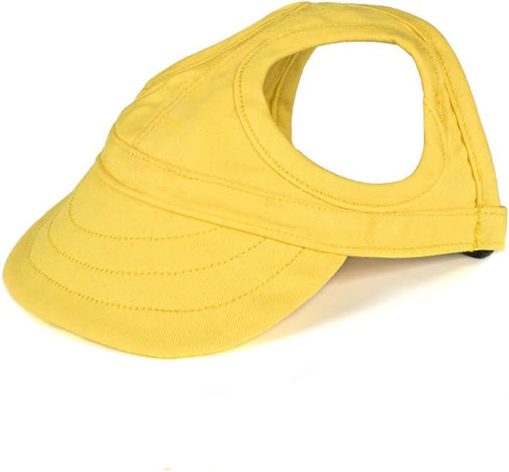 Leconpet Dog Baseball Cap Pet Hats with Big Ear Holes, Adjustable Baseball Caps for Small Medium and Large Dogs, Comfort