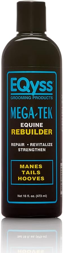 EQyss Mega-Tek Equine Horse Rebuilder - Repair & Strengthen Dry Hooves, Manes, Tails - Reduce Hair Breakage, Condition B