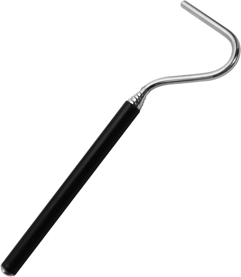 CONSIO Retractable Reptile Hook, Portable Mini Snake Hook Collapsible Stainless Steel Snake Tool, and Snake & Reptile Ho