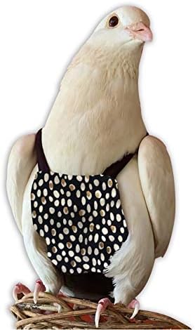 Bev's Bird Boutique Regular Flyper Adjustable Bird Diaper | Reusable, Washable Cloth | Comfort Fit for Parrot, Cockatiel