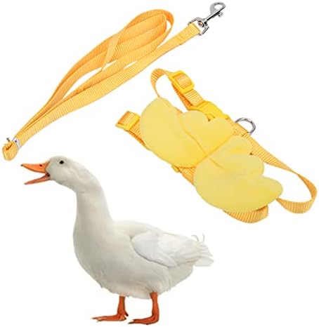 Duck Harness, Soft and Adjustable Chicken Walking Harness Breathable Pet Vest for Duck Chicken Hen Training Walking Basi