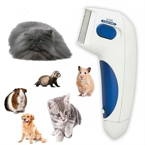 Electric Pet Grooming Comb –Pet Comb Grooming Comb Brush for Dogs Cats Effective Remove Dog & Cat Hair Remover Brush Sui