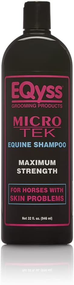 EQyss Micro-Tek Equine Itch Relief Shampoo - Soothes Irritated Skin, Stops Itching, Scratching, Rubbing - for all Horses