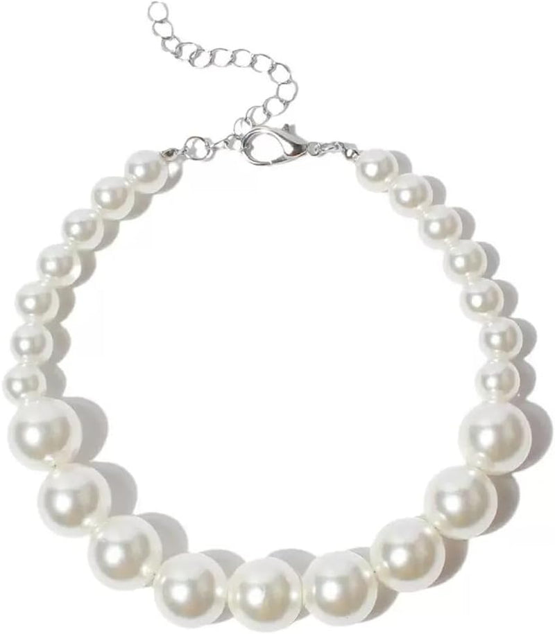 Cat Pearl Necklace, Small Dog Teddy Necklace Jewelry Chihuahua York Girl Pearl Jewelry, Puppy Accessories, Pet Necklace