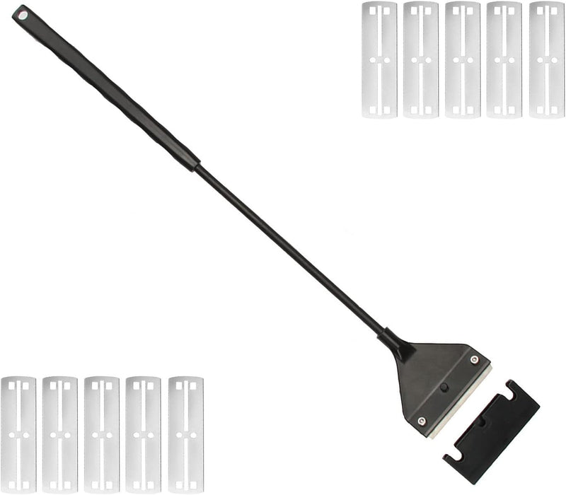 Vimvins Algae Scraper for Glass Aquarium,Aquarium Razor Scraper with 10 Replaceable Blades,Aquarium Cleaning Tools.