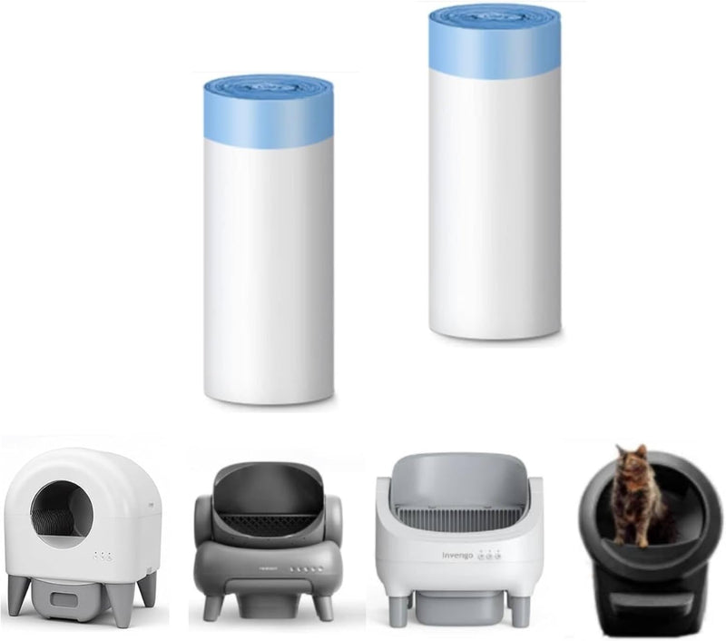 Invengo Open Top M1/M1 Plus/M2 Litter Box Liner(40 Count),Self-Cleaning Litter Box, App Control, Oder Control, Compatibl