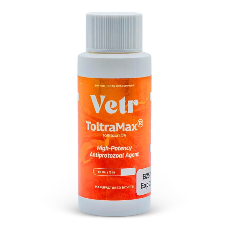 ToltraMax Toltrazuril 5.0% for Horses, Dogs, Cats, 60mL/2 Ounce, for Non-Food Chain Animals