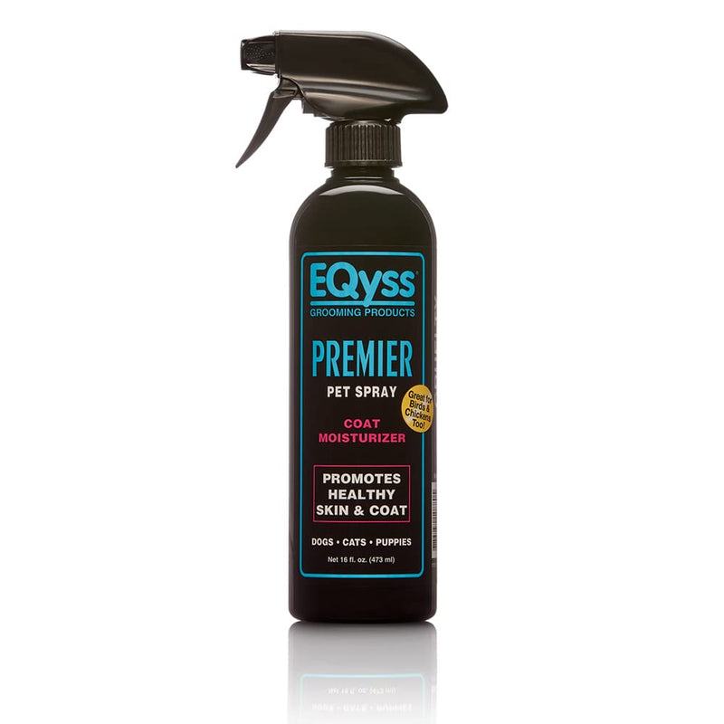 EQyss Premier Pet Spray - Moisturizes & Conditions for Healthy Skin & Coat, Non- greasy, Repels Dust & Dirt - Great for Dogs, Cats, Puppies (16 oz)