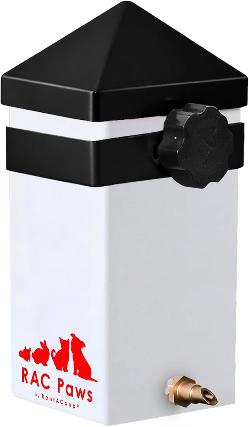 RAC Paws by RentACoop 32oz Small Animal Drinker with No-Drip Brass Nozzle