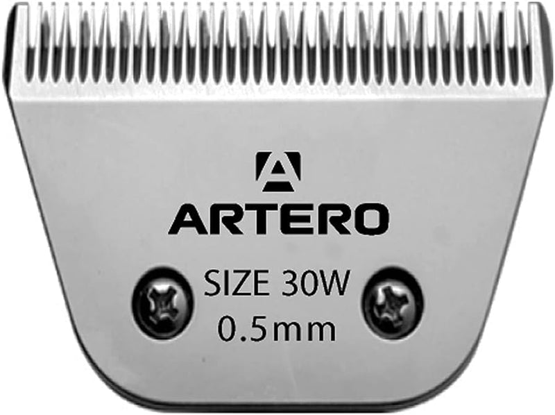 Artero Wide Blade 30 for Pet Grooming – Precision Ceramic Clipper Blade 0.02–0.05 mm – Professional Dog and Cat Grooming Replacement Blade