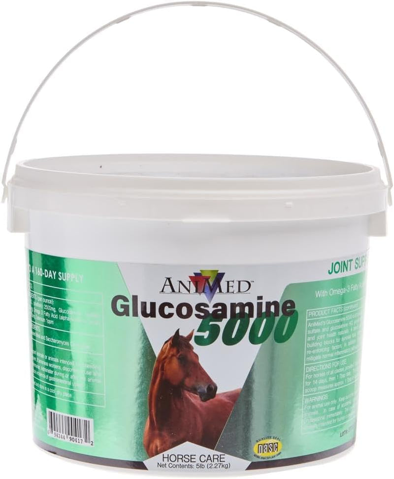 ANIMED Glucosamine 5000 - Natural Joint Health Supplement with Omega 3, Antioxidant Protection, and Digestive Support fo