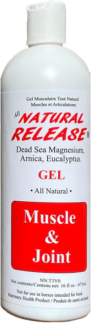Four Oaks Farm Ventures, Natural Release Muscle Gel Treatment - Horse Liniment for Sore Muscles, Joint Pain, and Tendons