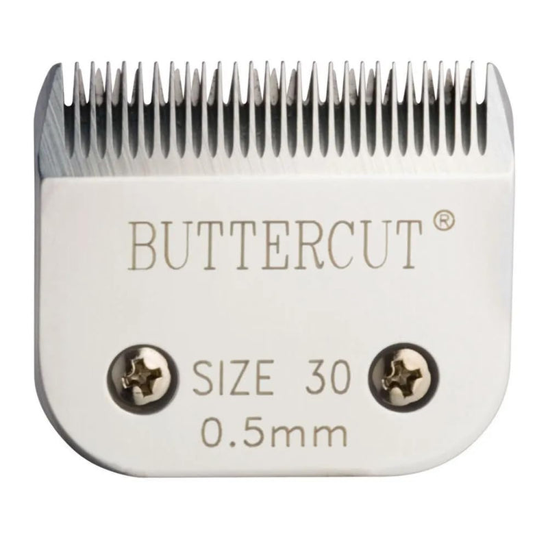 Geib Buttercut Detachable Replacement Dog Clipper Blade - Size-30, Stainless Steel Long-Lasting Sharp Edges, 1/50-Inch Length, Compatible with Andis A5, Oster A5, Wahl KM10, Size-30 Dog Grooming Blade