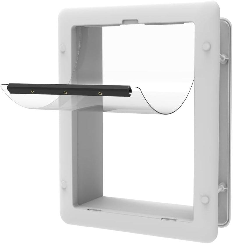 Hakuna Pets Essential Pet Door for Screens, Doors and Walls up to 2.17