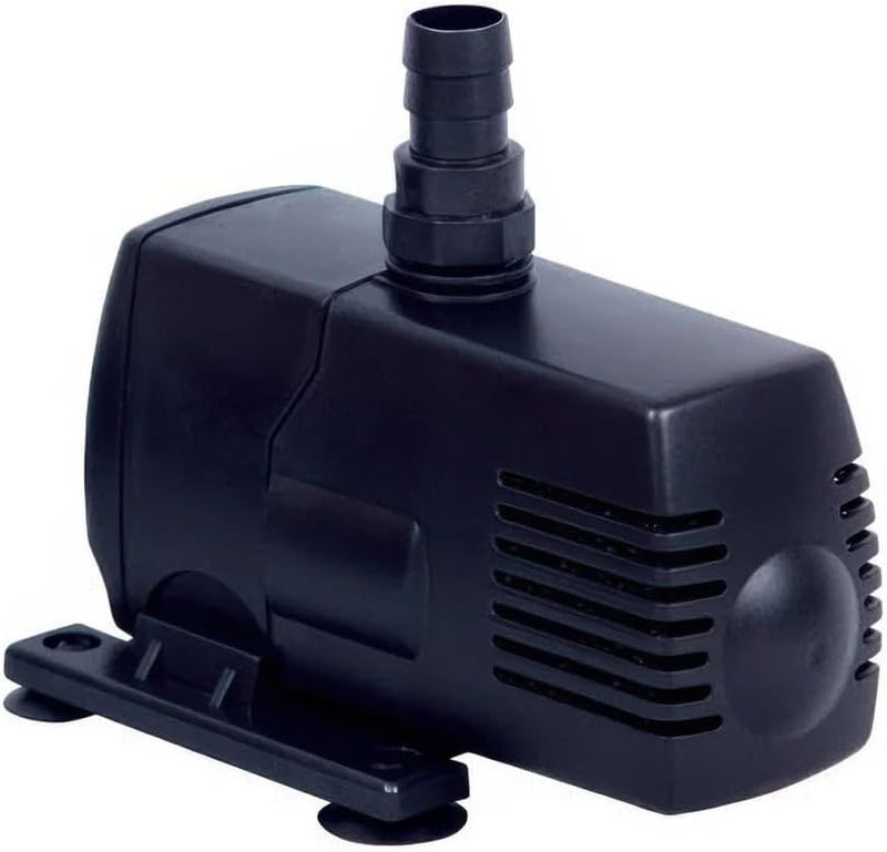 EcoPlus Eco 264 Submersible Water Pump 290 GPH, 17W Fixed Flow Pump with 6 ft Cord, Inline or Submersible for Hydroponic