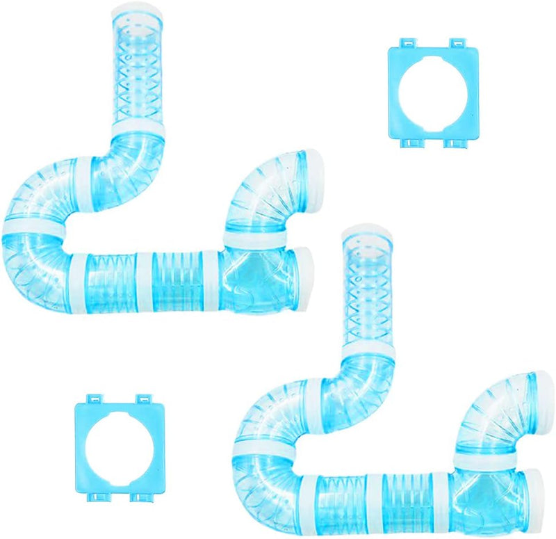 2 Hamster Tubes Kits, DIY Hamster Tunnel Adventure External Pipe