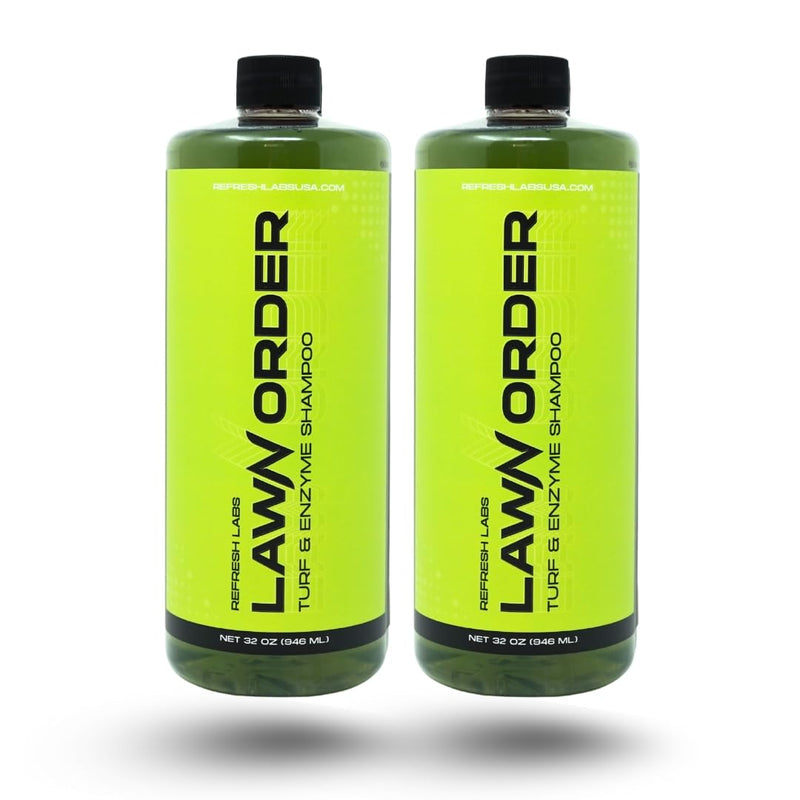 Refresh Labs LawN Order Artificial Turf Cleaner & Odor Eliminator – Enzyme Powered, Pet & Kid Safe, Removes Pet Mess Smells (2 Pack (2 x 32 OZ))