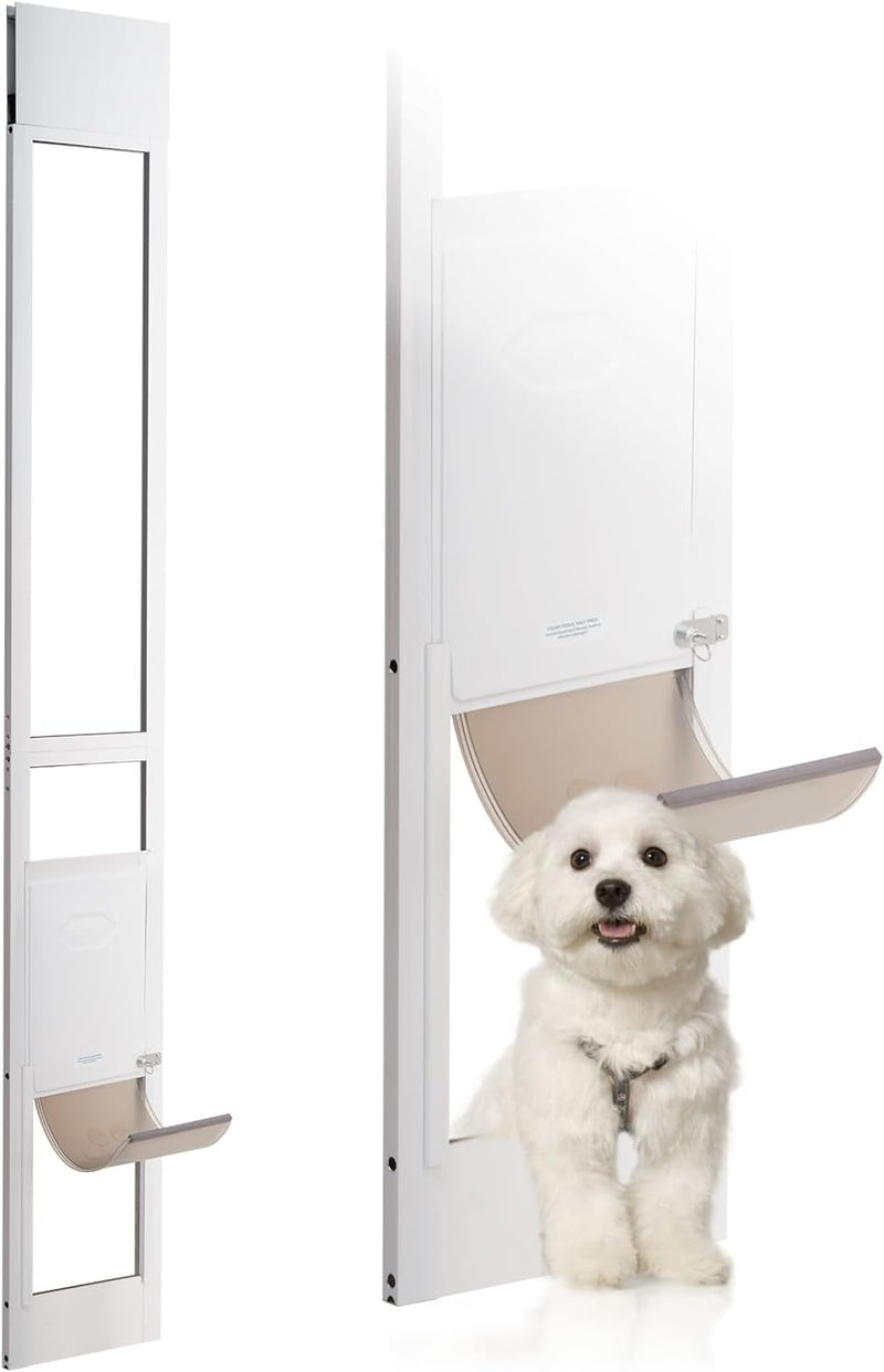 VEVOR Dog Door for Sliding Glass Door Medium Doggy Door for Sliding Doors