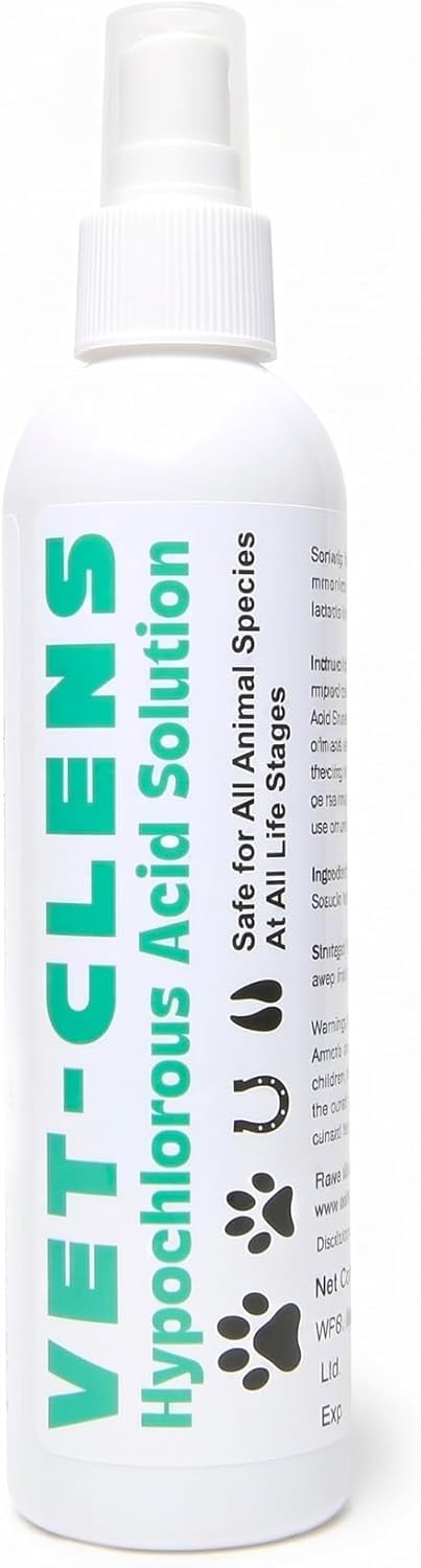 Vet-Clens Hypochlorous Acid Wound & Skin Care Spray, 8 Oz
