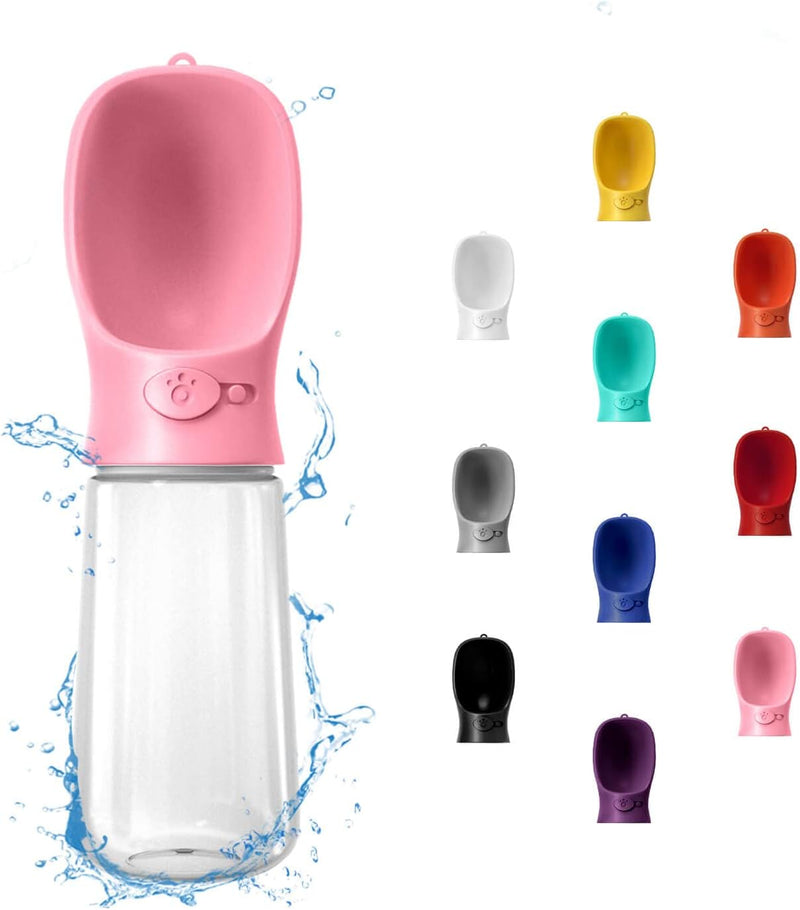 WePet Portable Dog Water Bottle, 19 OZ, Leak Proof Puppy Water Dispenser with Drinking Feeder for Pets Outdoor Walking,