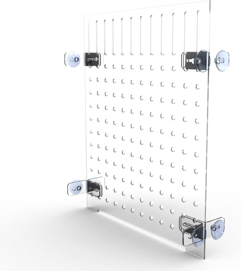 Aquarium Fish Tank Divider Acrylic Isolation Grid Board with Suction Cups Included Clear Fish Separator Transparent Plat