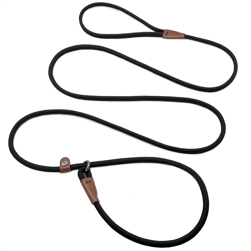 MayPaw Slip Lead Control Leash for Dogs No Pull, 13+ Colors Classic Dog Lead 7 FT Pet Slip Leash, 1/4” Rope Leashes for Small Medium Animals (7ft*1/4