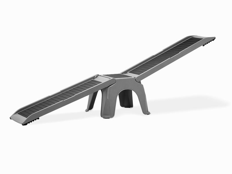 WeatherTech Easy Ramp - Non-Slip Dog Ramp for Cars, Trucks & SUV's - Supports Up to 300 lbs. - Safe Way for Pets to Access Camper,Car, Bed, Couch & Other Home Areas, Gray/Black