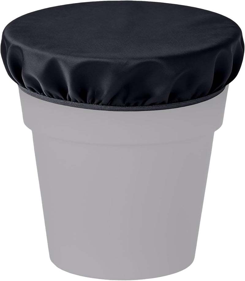 2-5 Gallon Horse Bucket Cover, Waterproof Horse Feed Bucket Cover, Lightweight and Easy to Use (Excluding Bucket, Black)