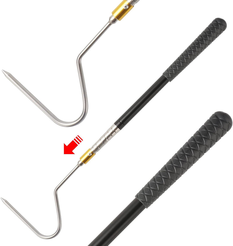 Yorikyas 64 inch Snake Catcher Hook Stick Tongs Grabber Handling Tool Kit