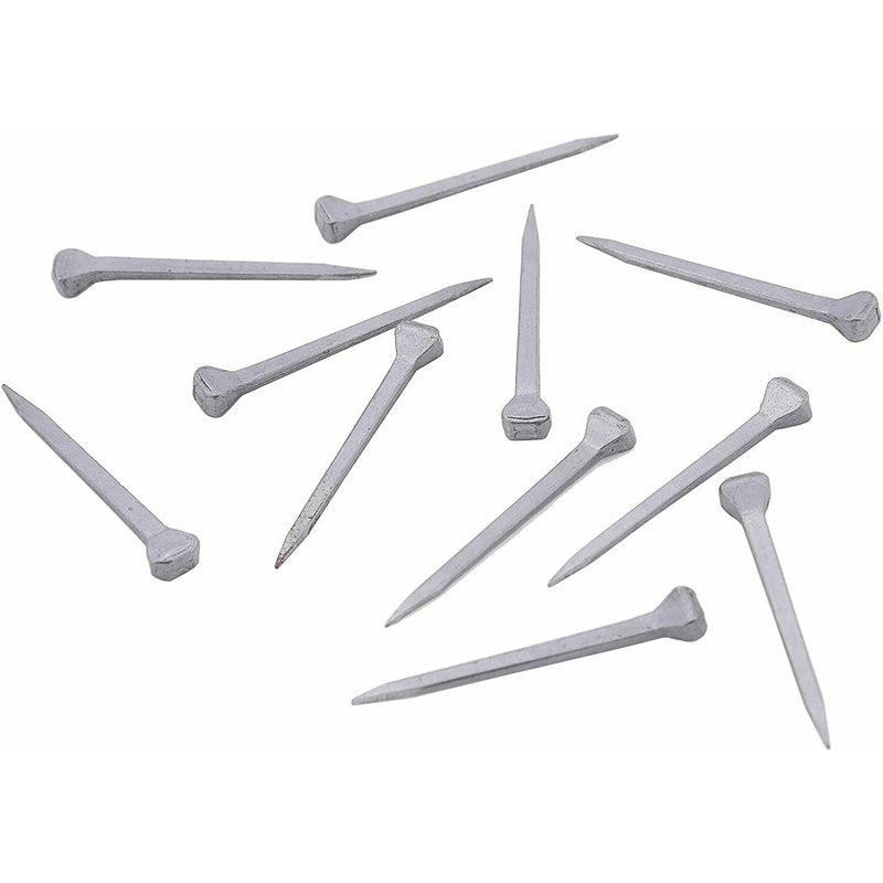 YNR Horseshoe Nails, Steel Nails for Stained Glass & Crafts, 12 Pcs