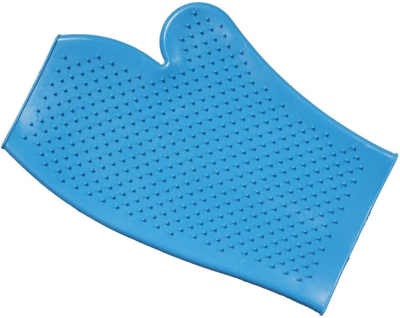 Tough1 Rubber Grooming Glove - Turquoise