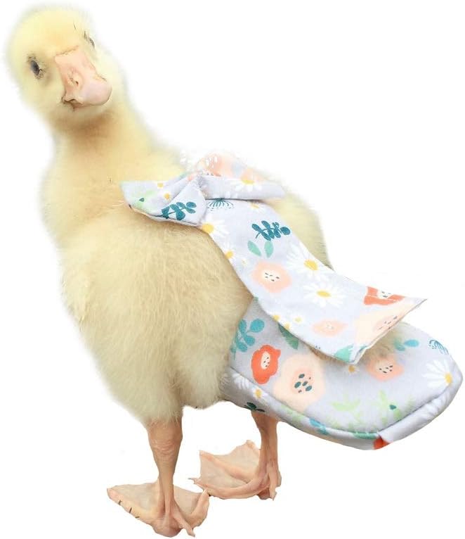 Duck Diapers, Chicken Diapers, Special Diapers for Poultry, Chicken, Duck and Goose Waterproof, Adjustable, Washable and