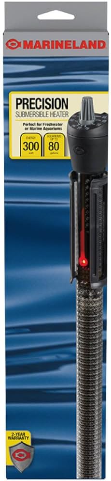 MarineLand 300W Precision Submersible Aquarium Heater
