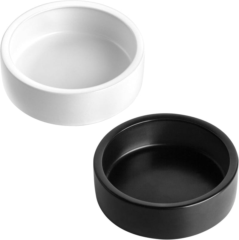 2 Pack Ceramic Bowls for Syrian Hamster & Hedgehog, 3.9