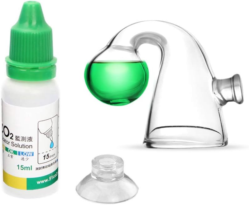 FZONE Aquatic CO2 Glass Drop Checker PH Momitor Test CO2 Kit Aquarium Plan