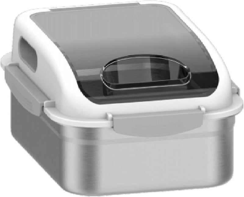 304 Stainless Steel Dog Food Storage Container with Lid for Cat Bird Pet Dry Food Treats, Mouse Proof Small Storage Bin