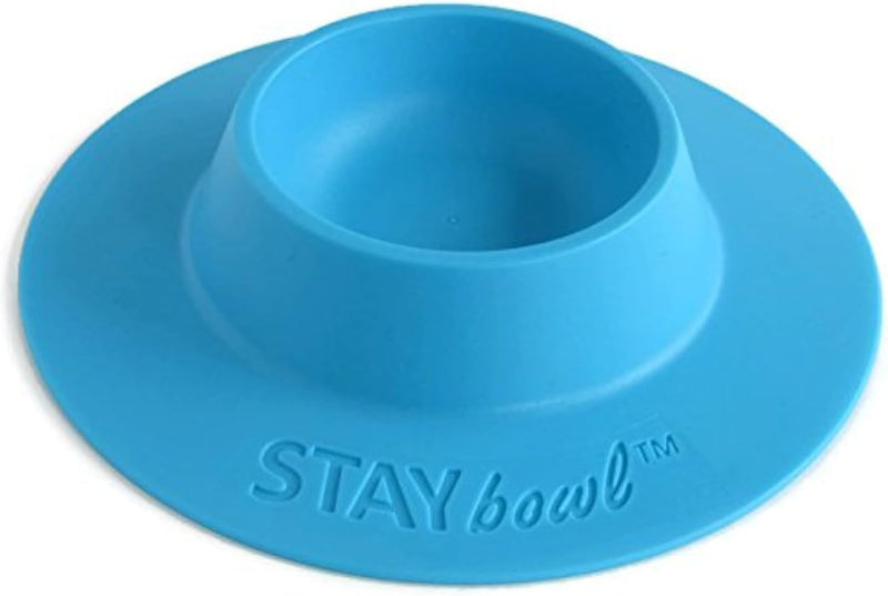 Tip-Proof Ergonomic Pet Bowl for Guinea Pig and Other Small Pets; 1/4-Cup Size; Sky Blue