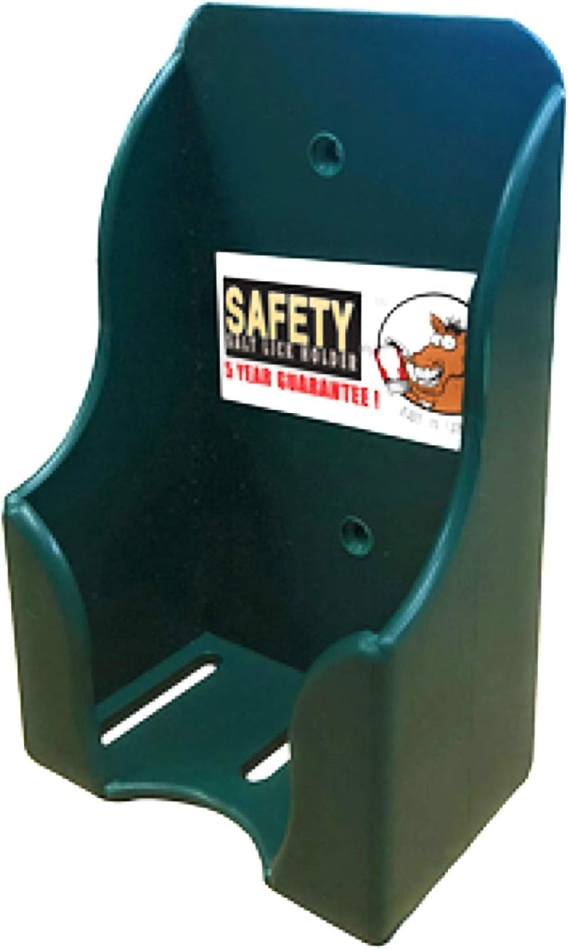 Safe-T Durable Plastic Salt Block Holder for Horses, Made in Canada (Green)