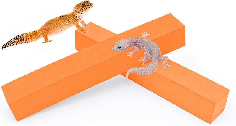 2-Pack Adjustable Reptile Climbing Branches – Compressed Foam Strips for Tree Frogs, Geckos & Small Arboreal Pets | Natu