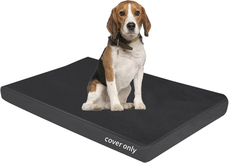 Dog Bed Covers Replacement Washable Waterproof Pet Bedding Cover with Durable Zipper, 36
