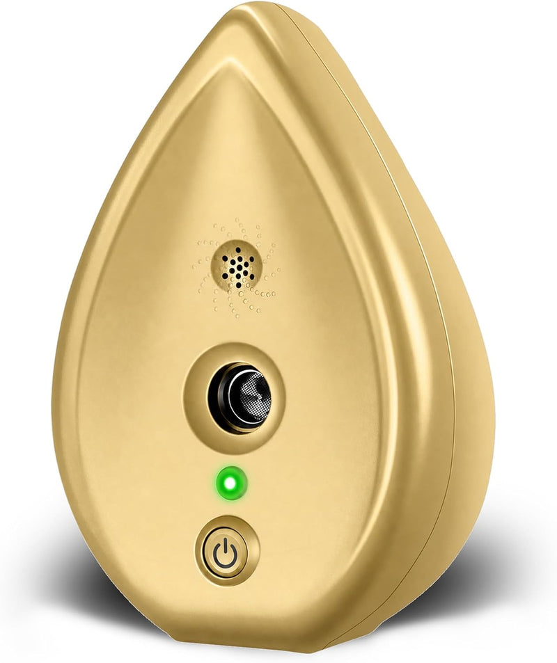 Ultrasonic Anti Barking Device for Dogs, Rechargeable Bark Box, 75ft(Gold)
