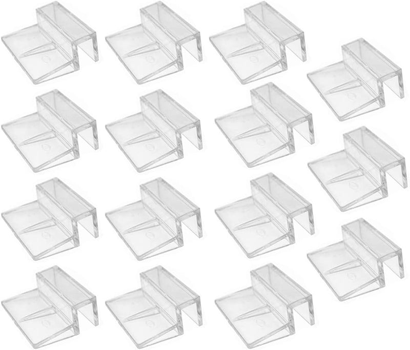 Rimless Aquarium Lid Clips 10mm Thick Acrylic 15 Pieces