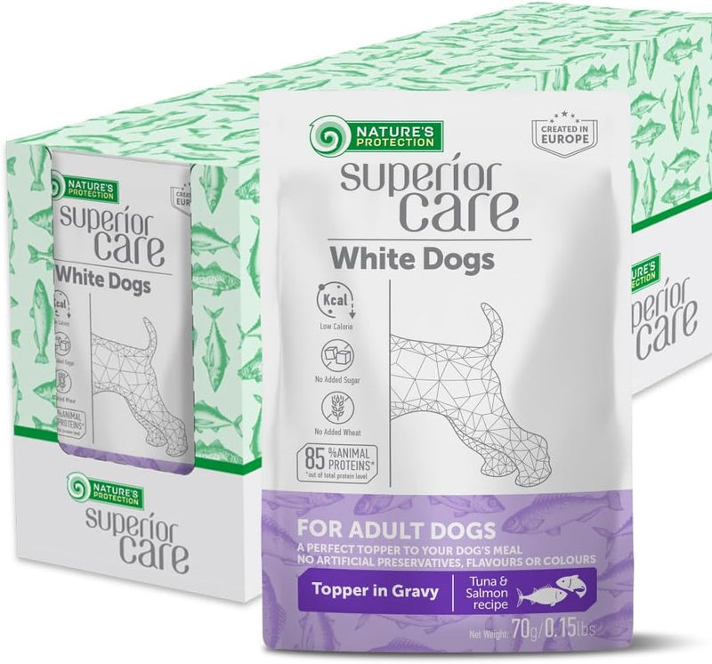 Nature's Protection Superior Care Wet Dog Food, Tuna & Salmon 24x 2.46 oz