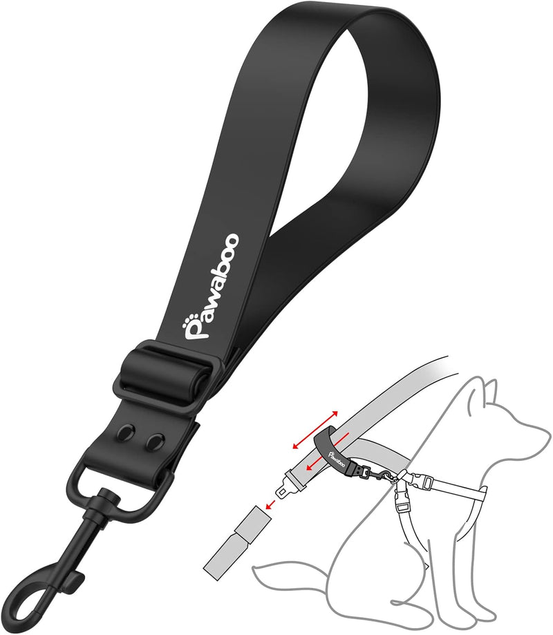Pawaboo Dog Seat Belt for Car, with 360° Hook,20 in, Chew-Proof